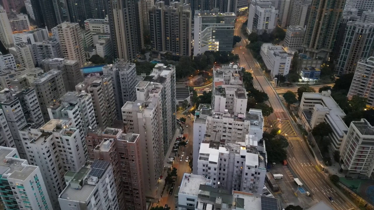 现代城市和道路夜景视频素材