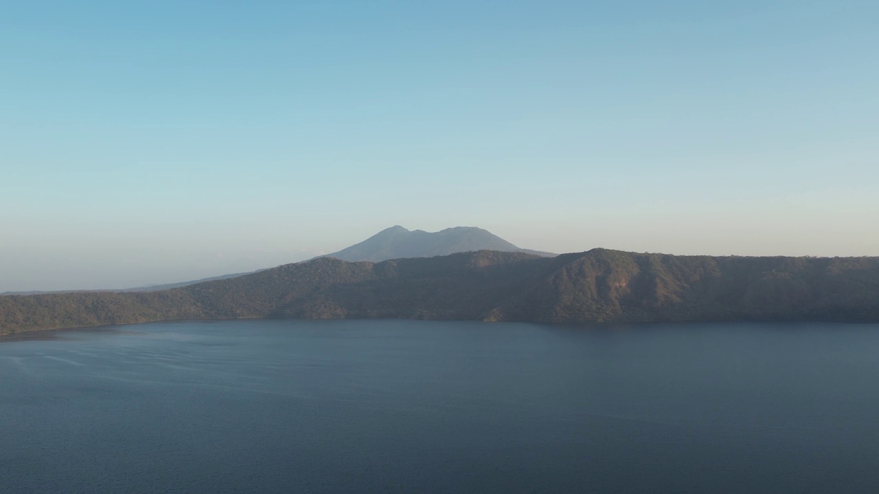 尼加拉瓜空中无人机视图的旅行主题视频素材