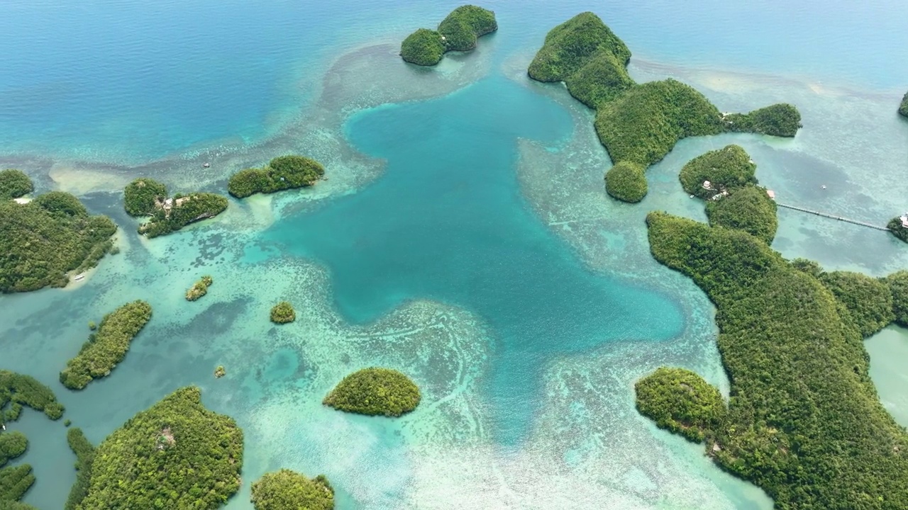 热带海湾和岛屿。菲律宾。视频素材