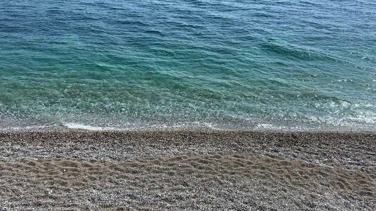 海浪和海滩视频素材