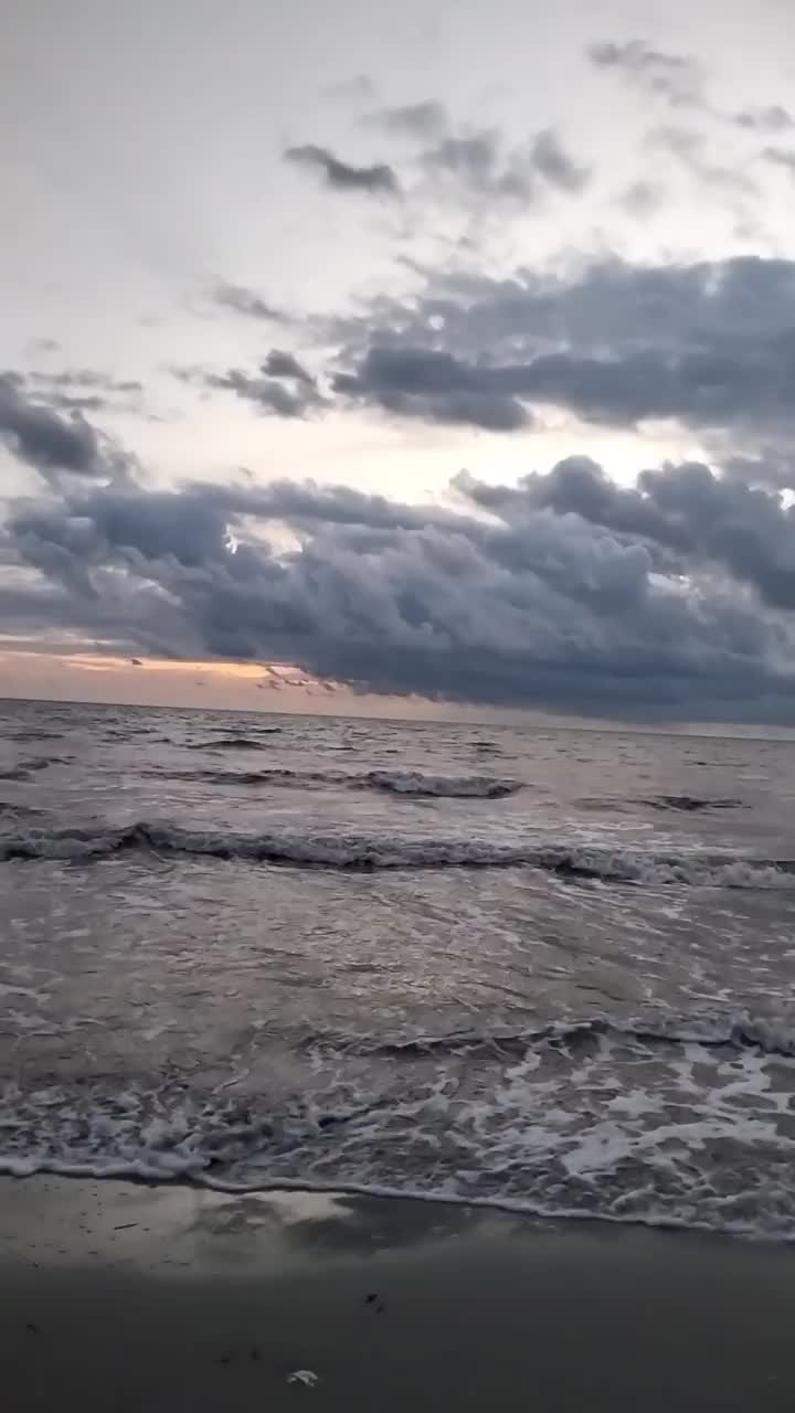 夜景海滩视频素材