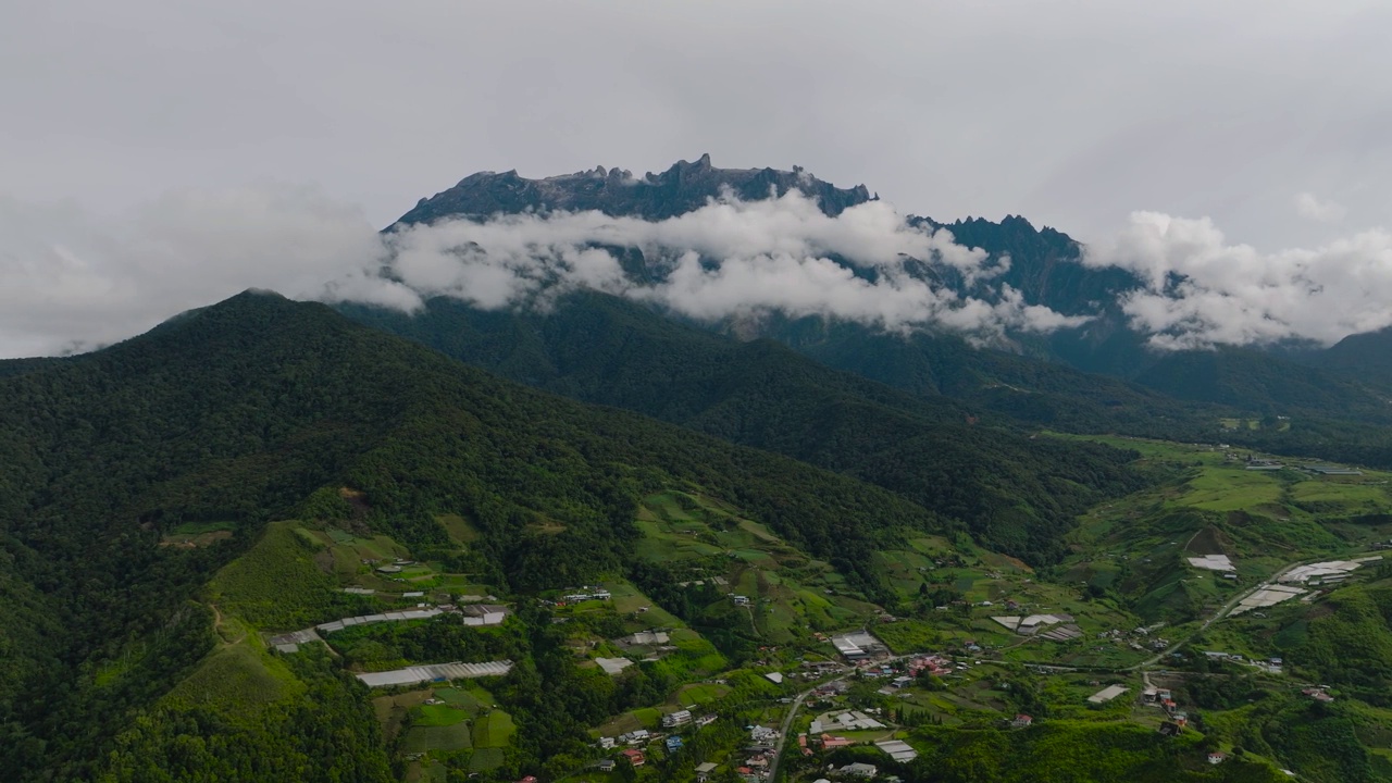 基纳山。婆罗洲，沙巴，马来西亚。视频素材