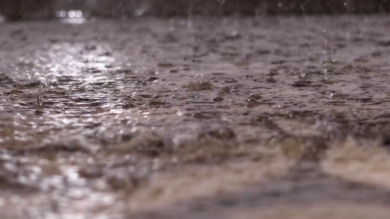 暴雨视频素材