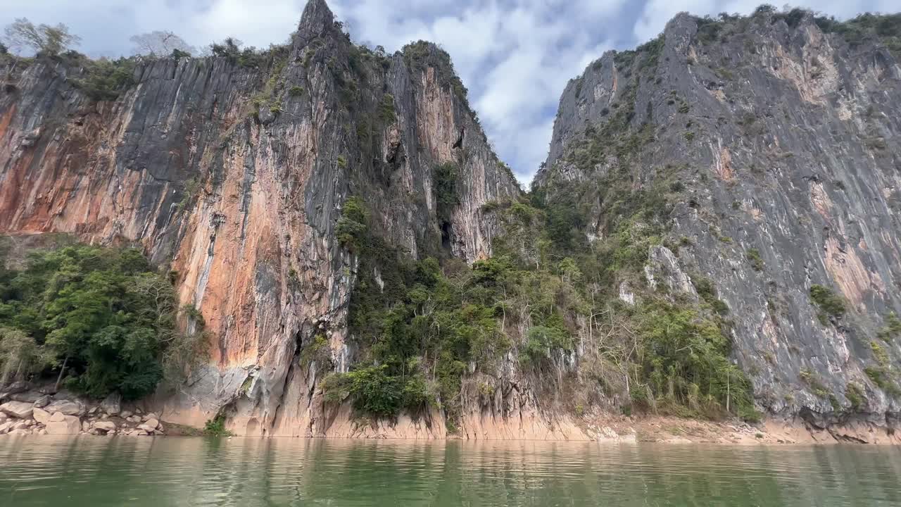 老挝湄公河视频素材