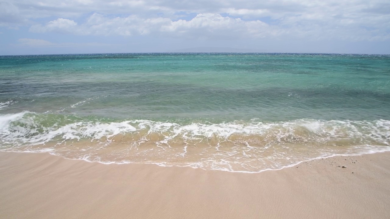 毛伊岛岸边的海浪视频素材