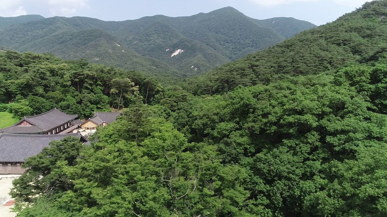 峰岩寺和山/韩国庆尚北道明庆市视频素材