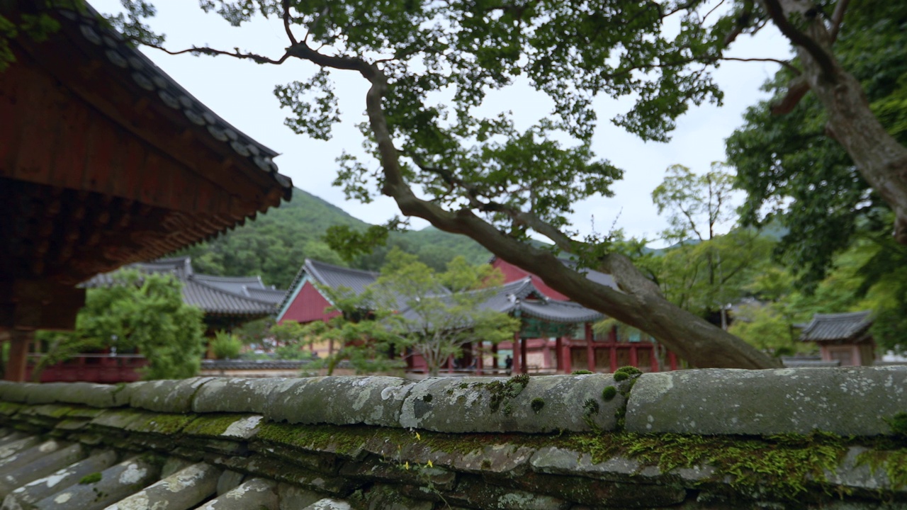 曹溪山松光寺/全罗南道顺天市视频素材