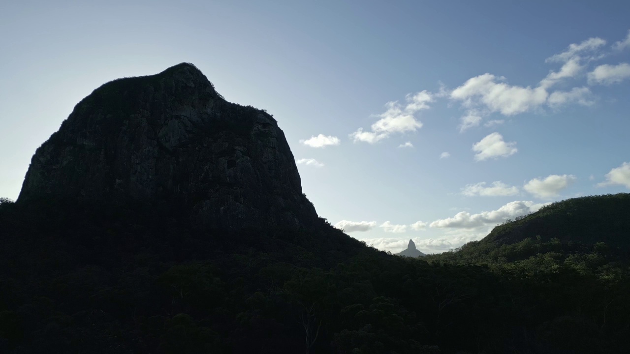 Tibrogaragan山，玻璃屋山，阳光海岸，澳大利亚视频素材