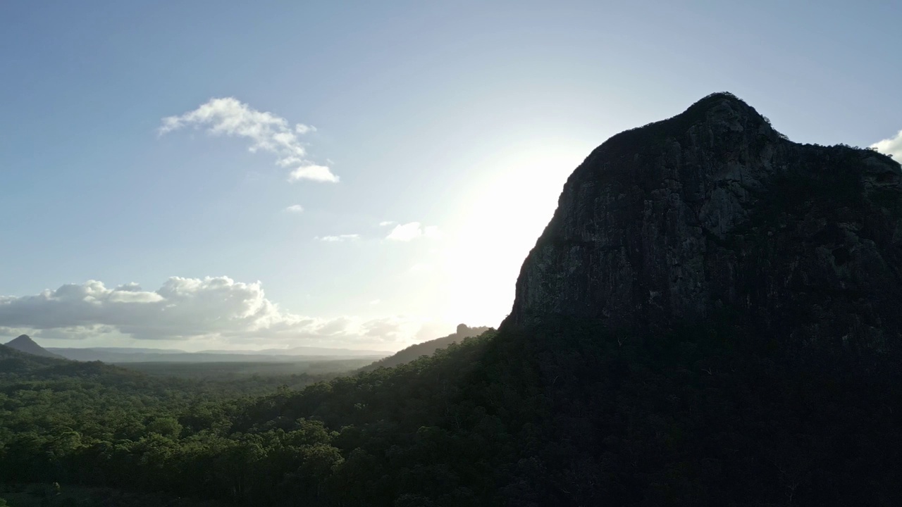 Tibrogaragan山，玻璃屋山，阳光海岸，澳大利亚视频素材