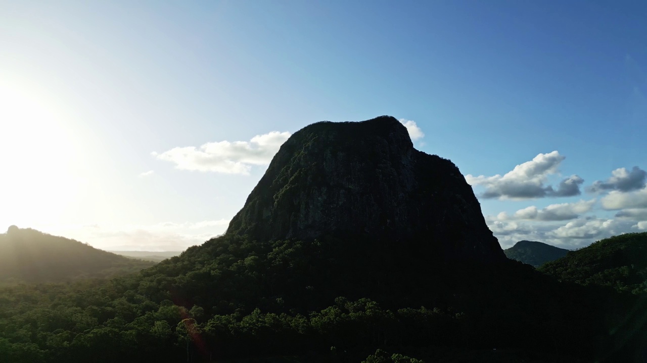 Tibrogaragan山，玻璃屋山，阳光海岸，澳大利亚视频素材