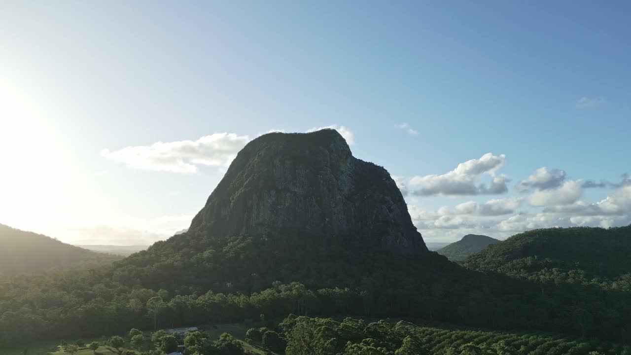 Tibrogaragan山，玻璃屋山，阳光海岸，澳大利亚视频素材