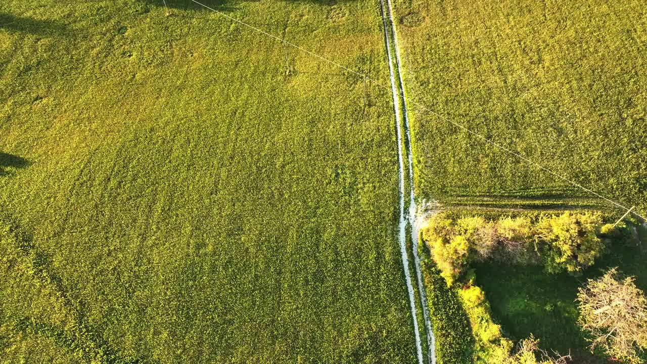 飞越翁布里亚乡村视频素材