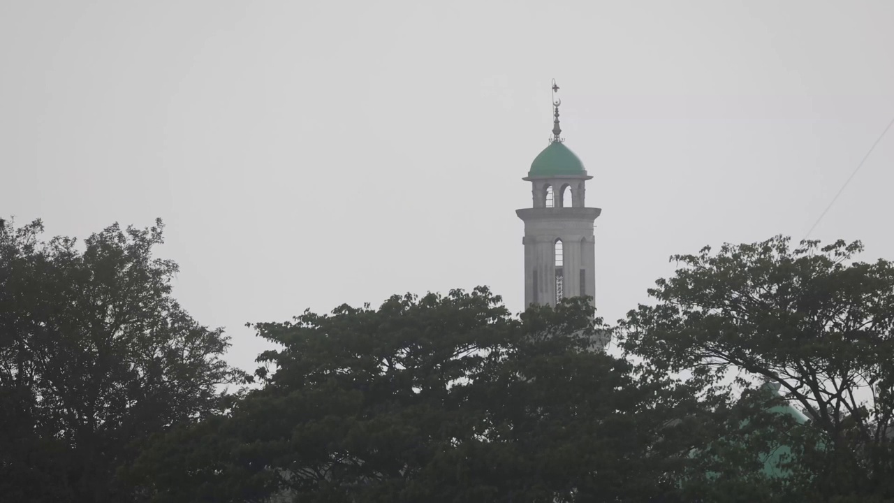 吉大港的一个雨天。视频素材