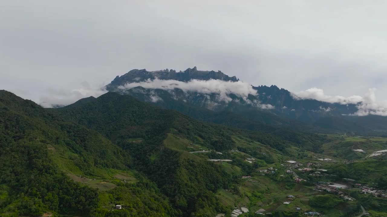 基纳山。婆罗洲，沙巴，马来西亚。视频素材