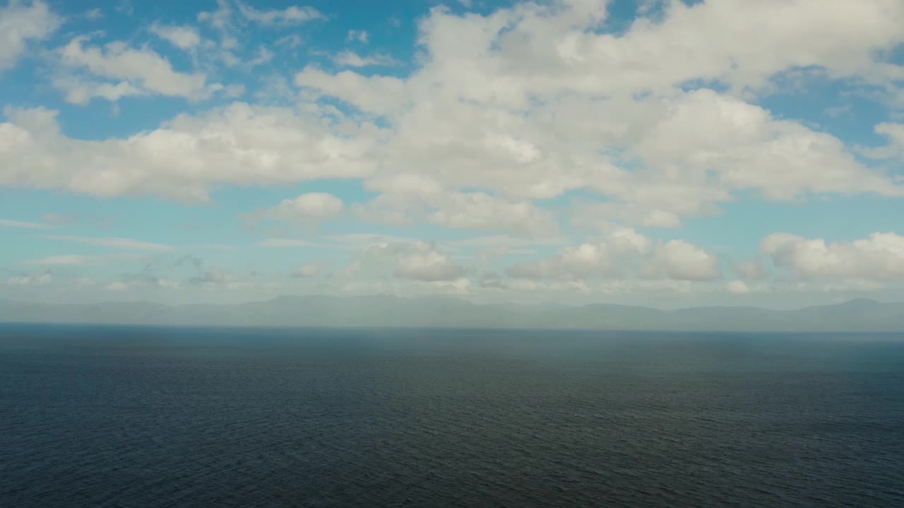 海景，碧海，云天，岛屿视频素材