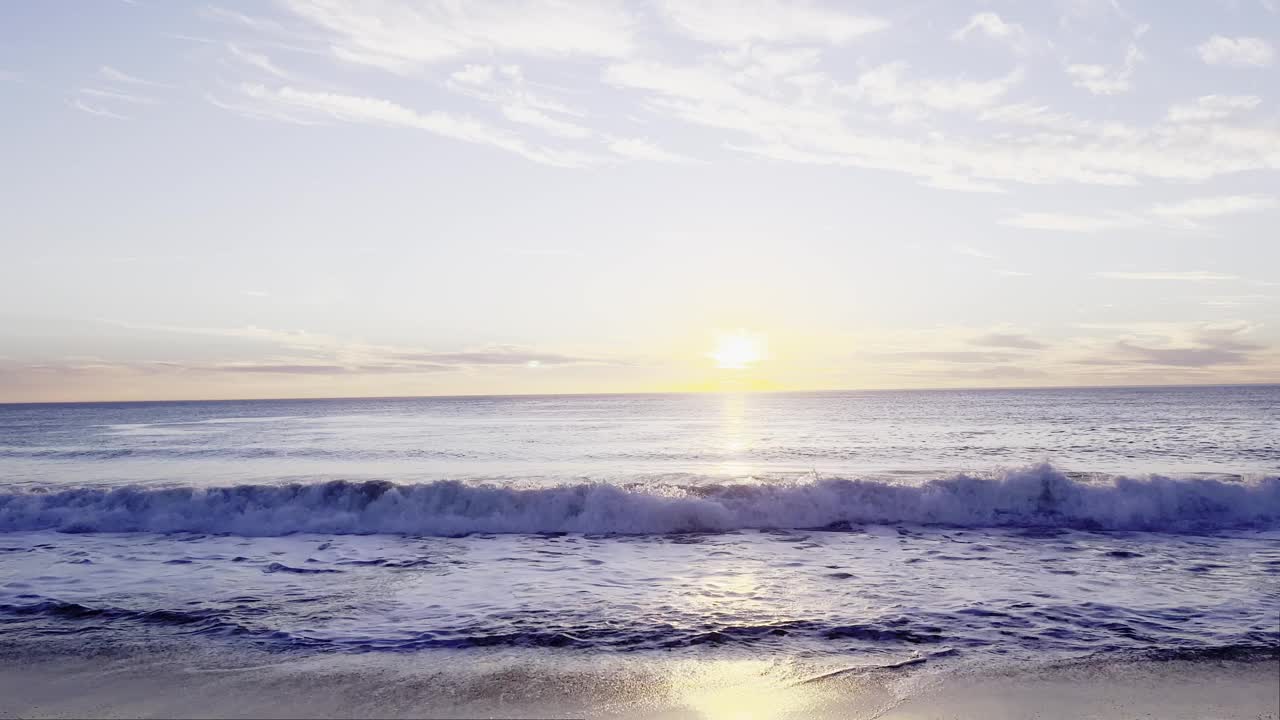 《夏日海上日落视频素材