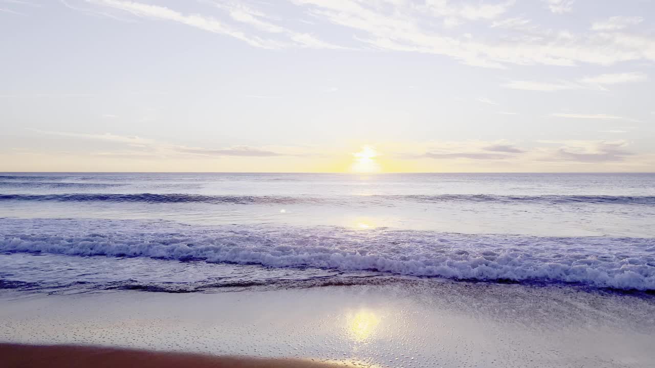 《夏日海上日落视频素材