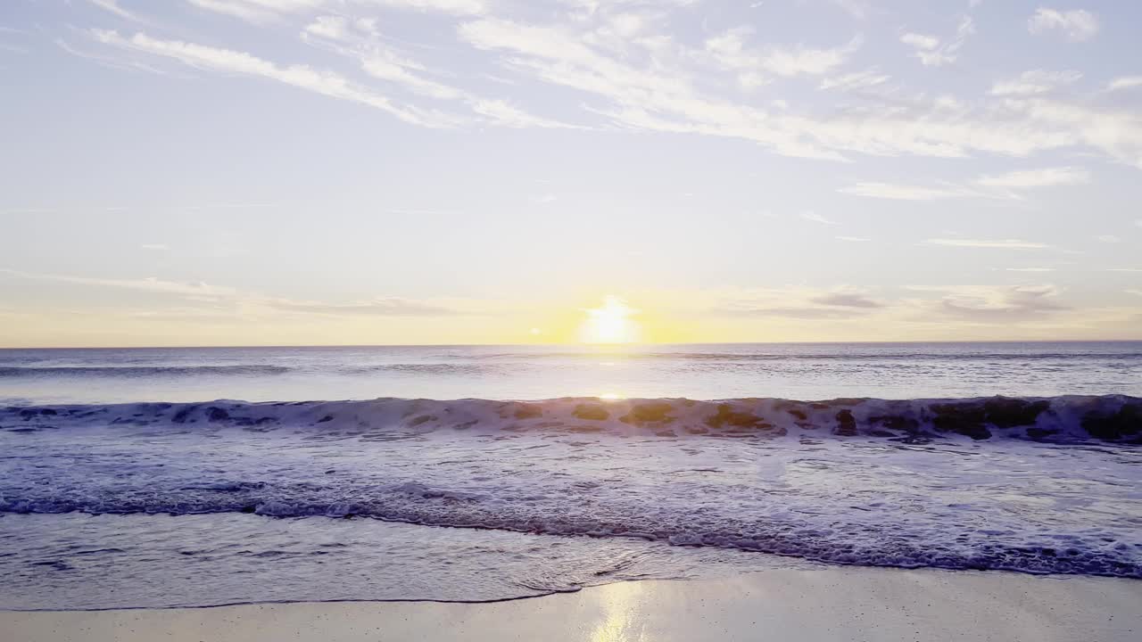 《夏日海上日落视频素材