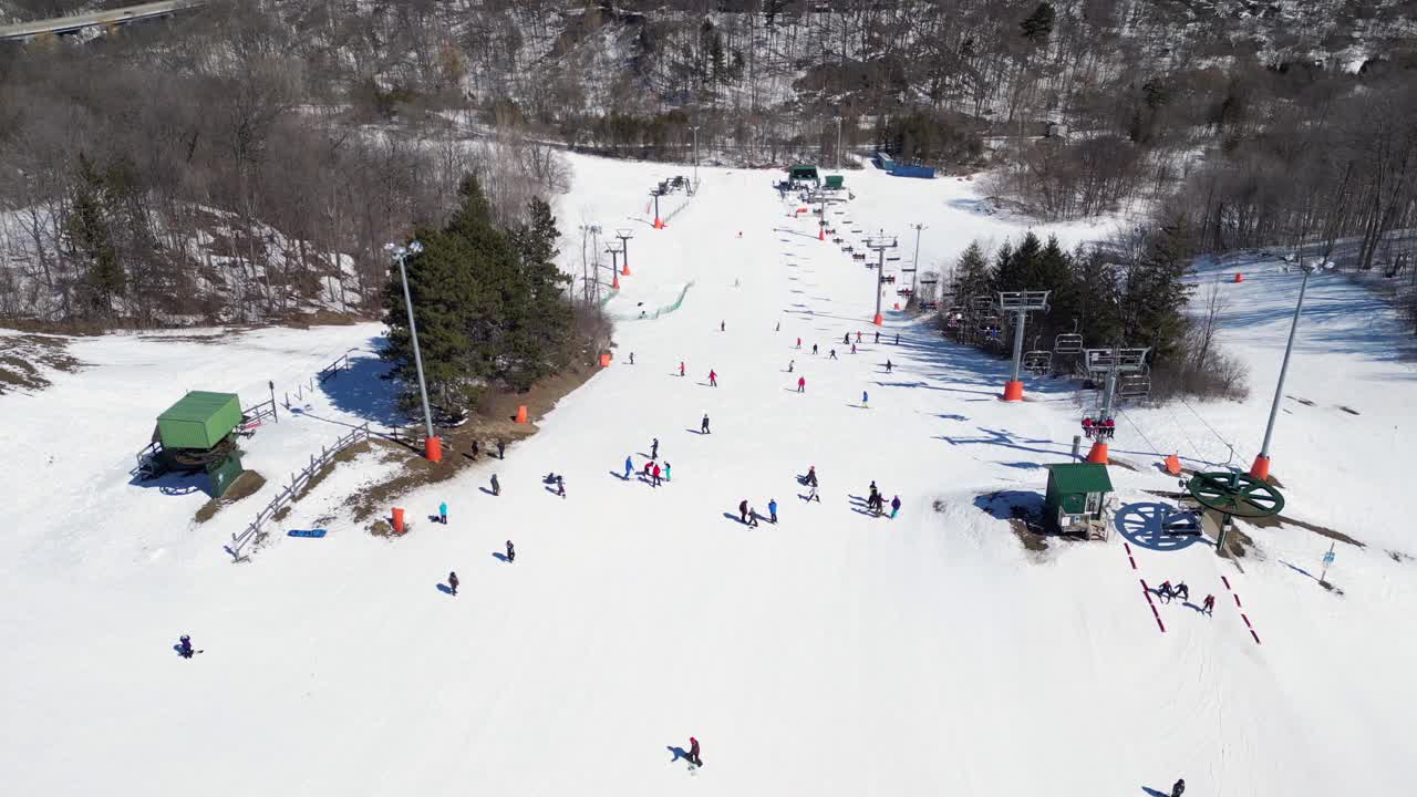 滑雪山4K视频素材