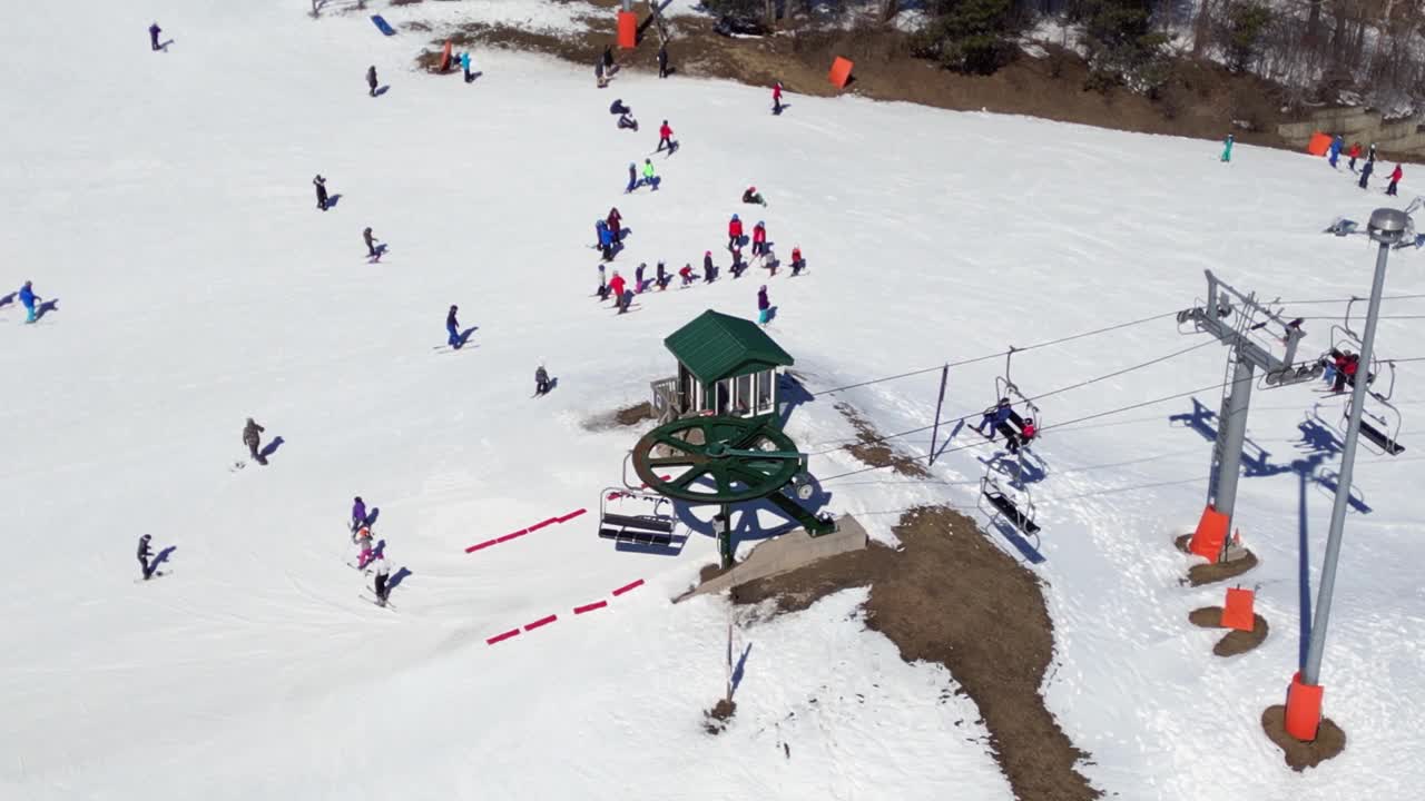 滑雪山4K视频素材