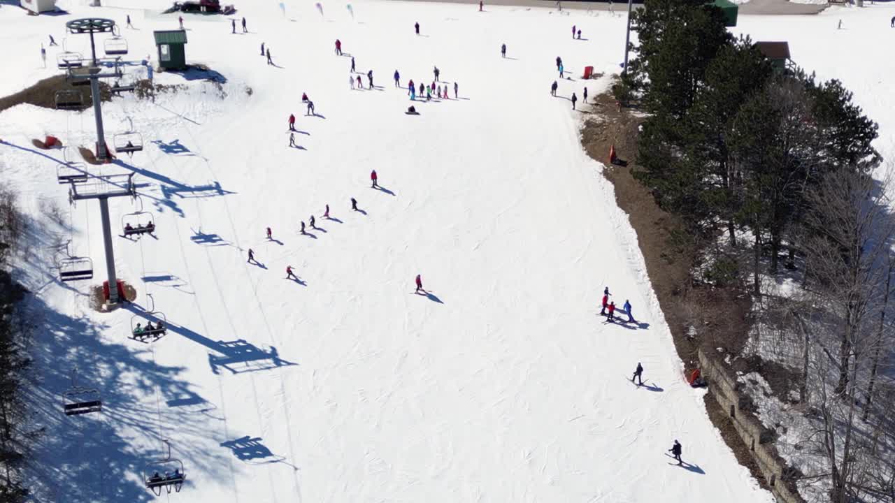 滑雪山4K视频素材