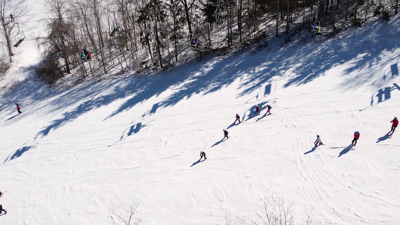 滑雪山4K视频素材