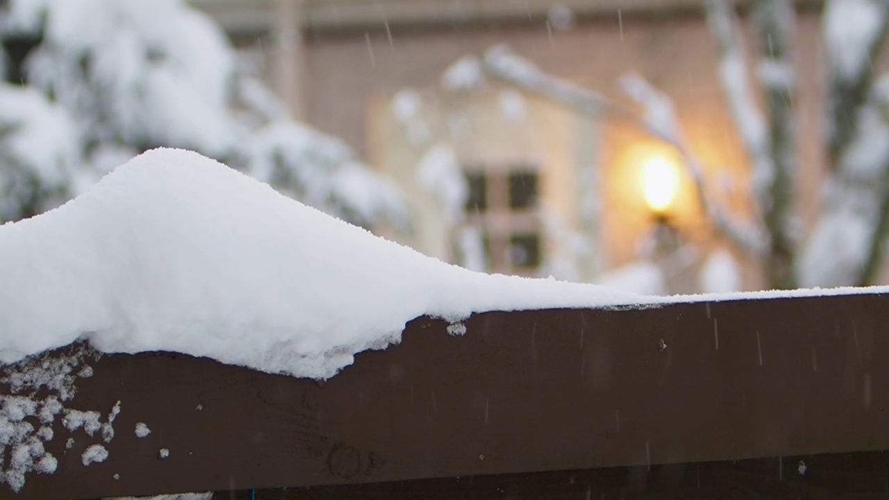 下雪视频素材