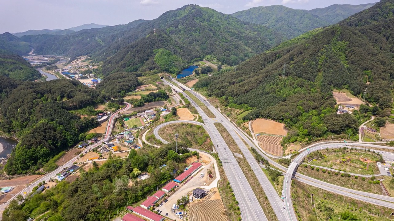 高速公路/韩国视频素材