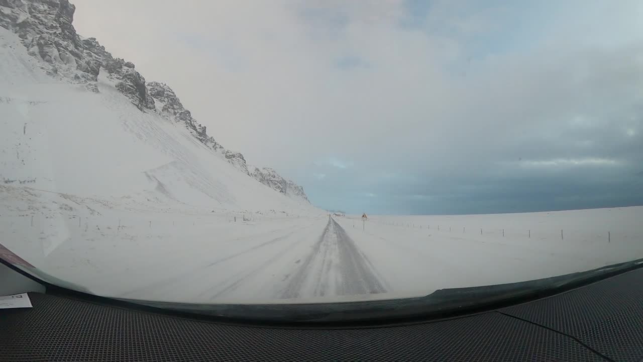 冰岛的道路视频素材