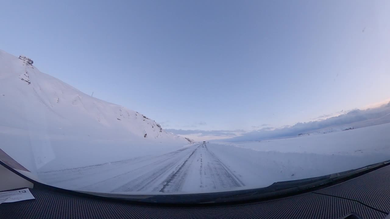 冰岛的道路视频素材