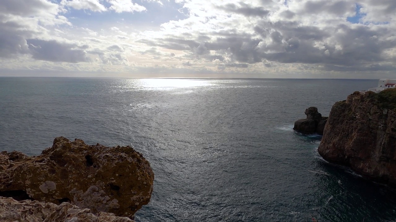 Lighthouse of Cabo de São Vicente in Sagres视频素材