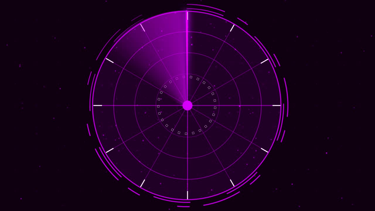 雷达技术背景视频素材