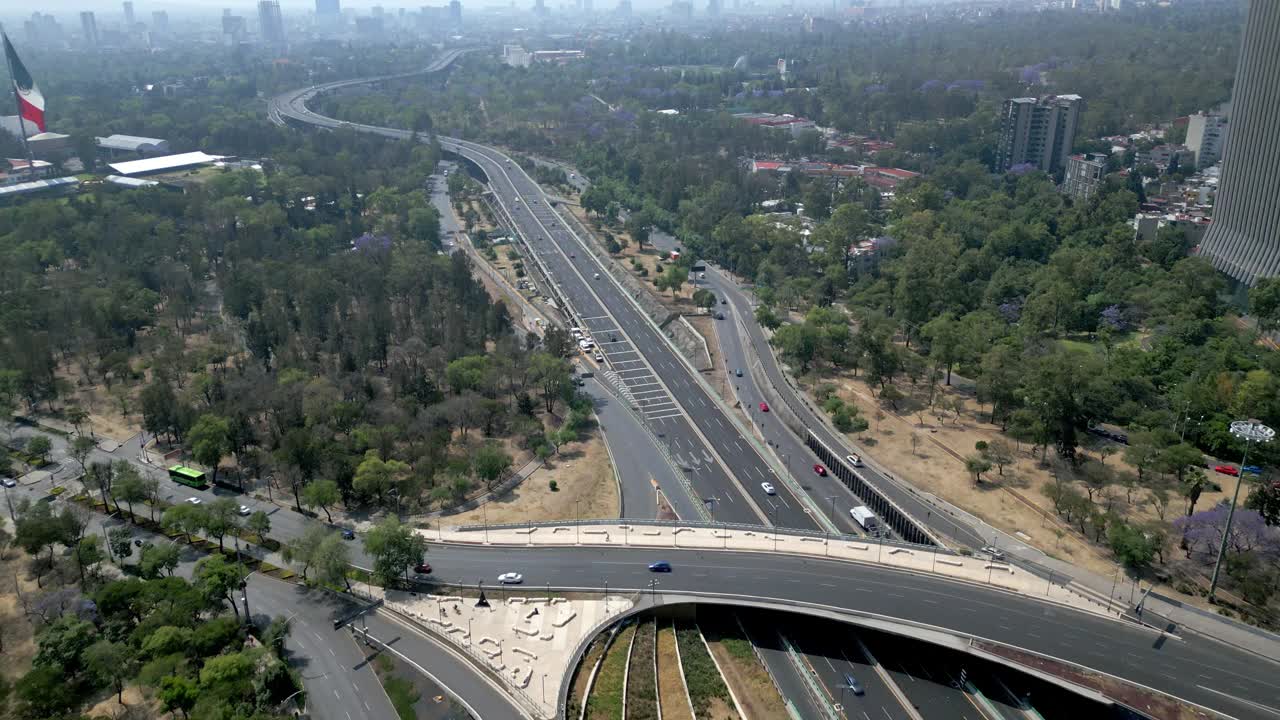 墨西哥城的Periferico大道视频素材