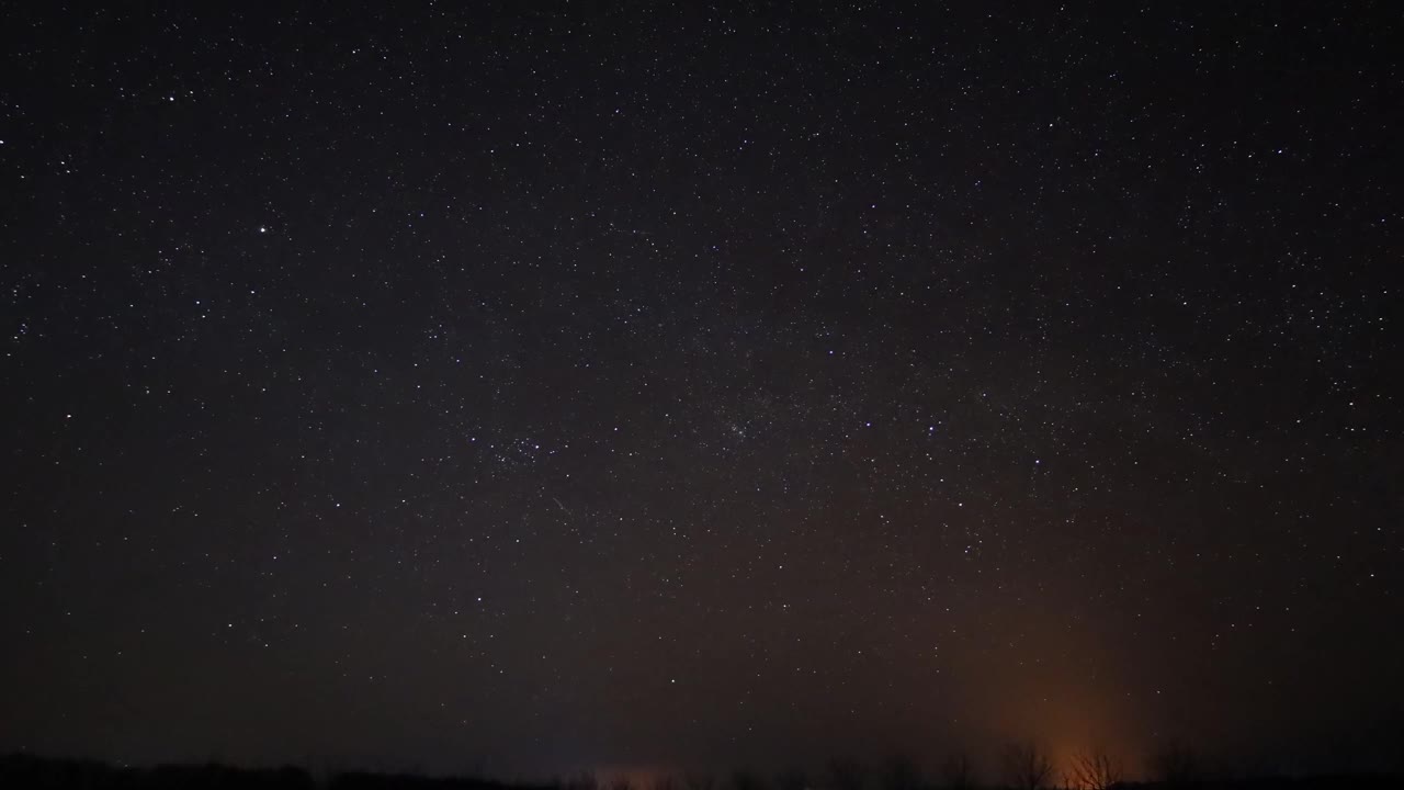 夜空中星星的运动视频下载