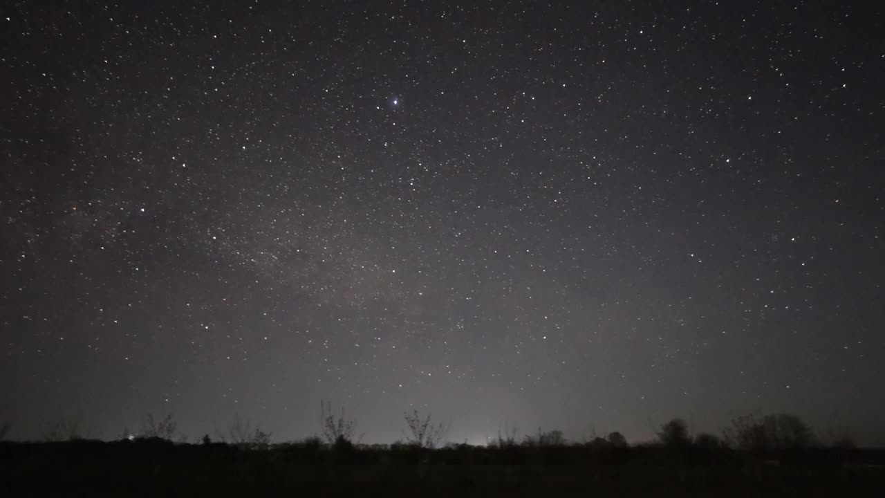 夜空中星星的运动视频下载