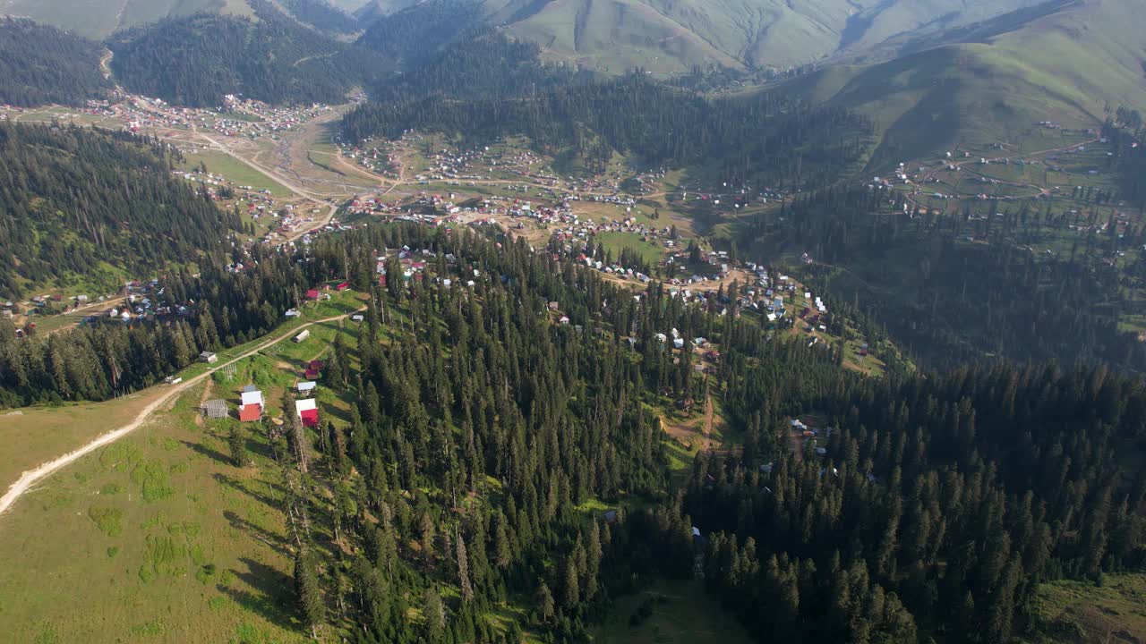 夏天的山村视频素材