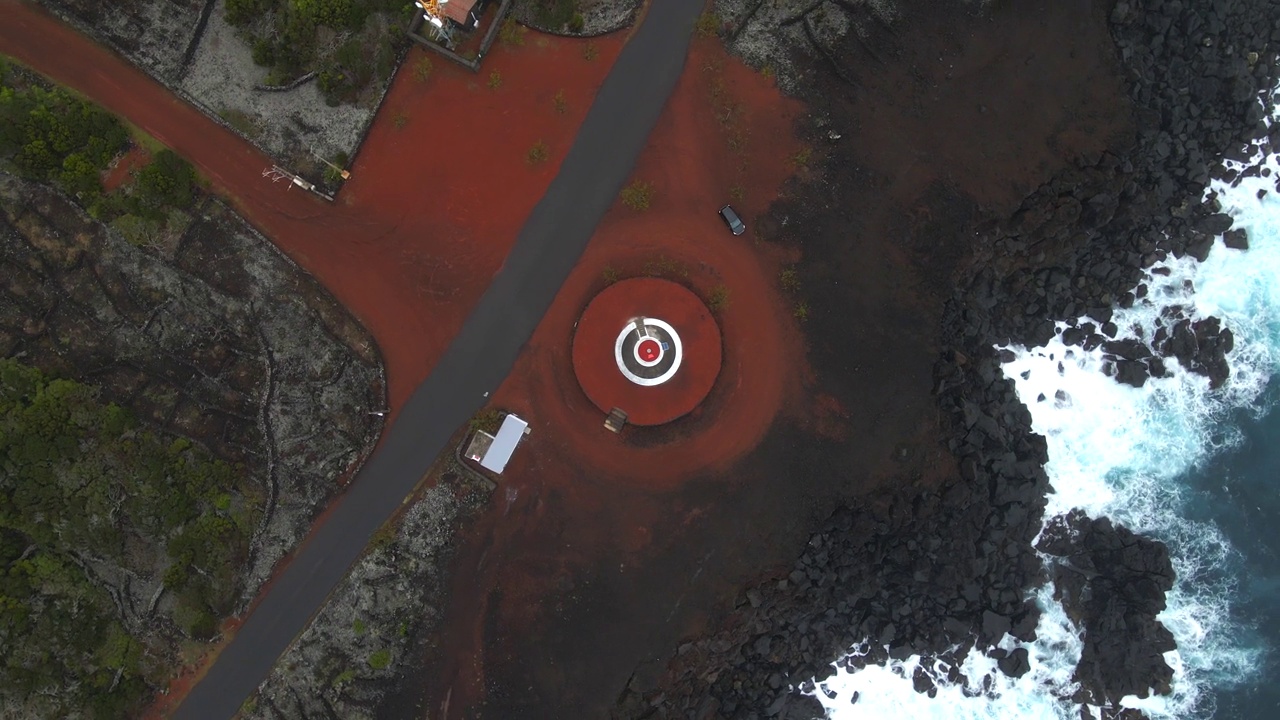 São Mateus Lighthouse : Ponta de São Mateus Lighthouse in Pico, the Azores视频素材