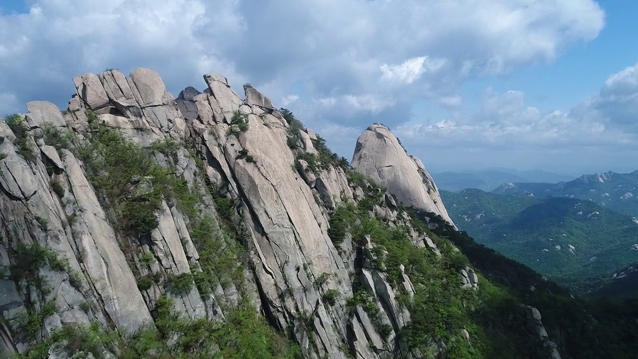 北汉山风景/首尔，韩国视频素材