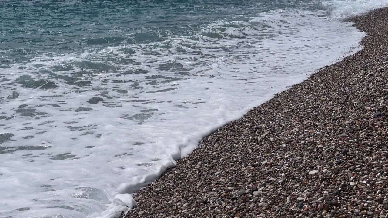 沙滩和海浪视频素材