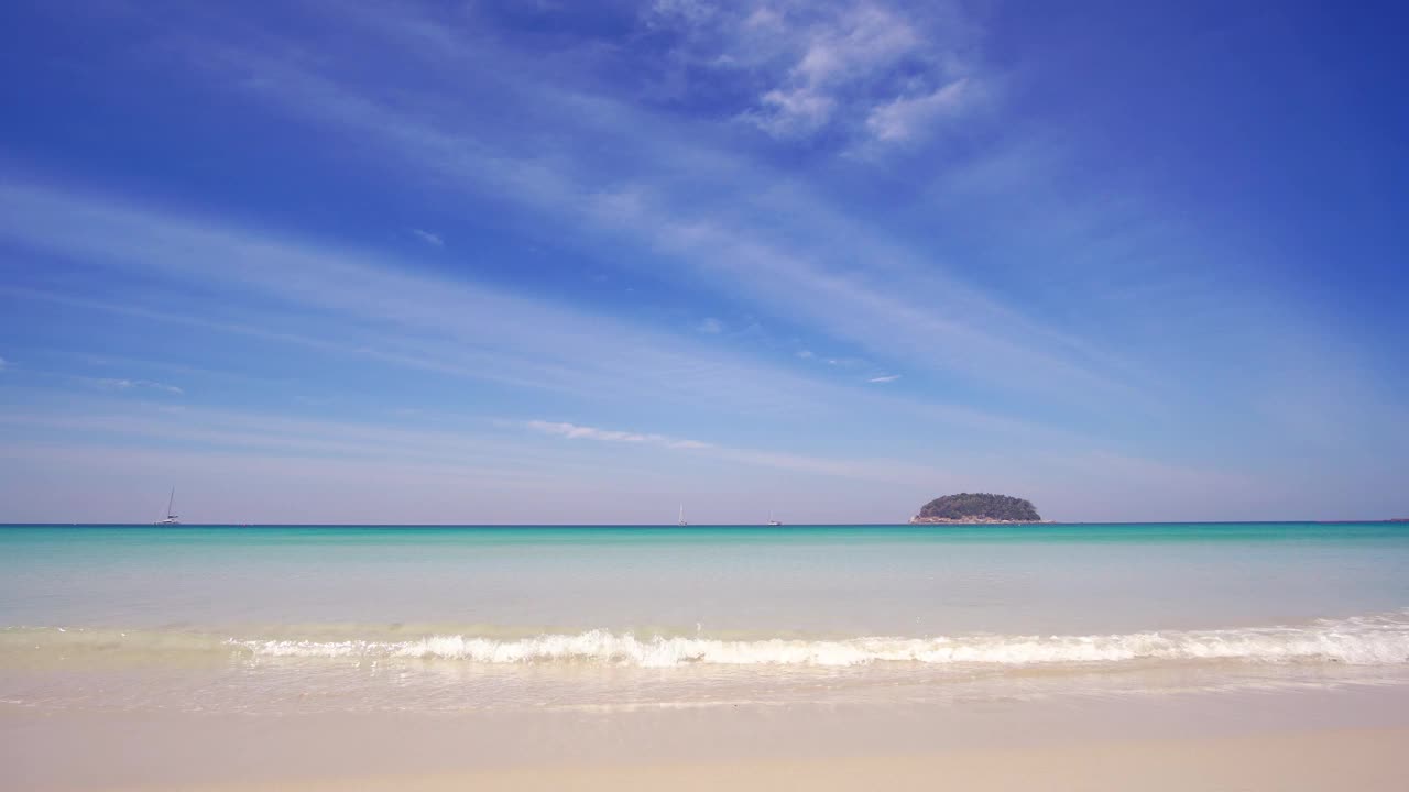 夏日海滩美丽视频素材