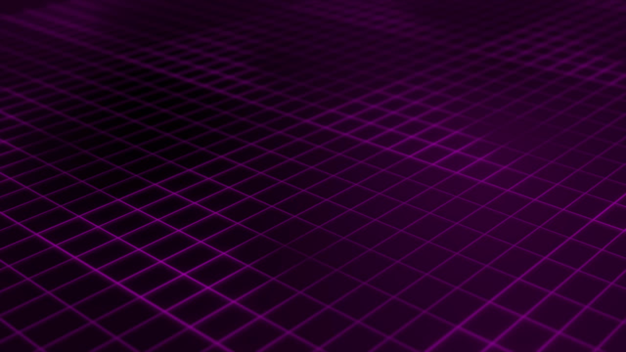 动画紫色闪烁的正方形数字抽象背景视频素材