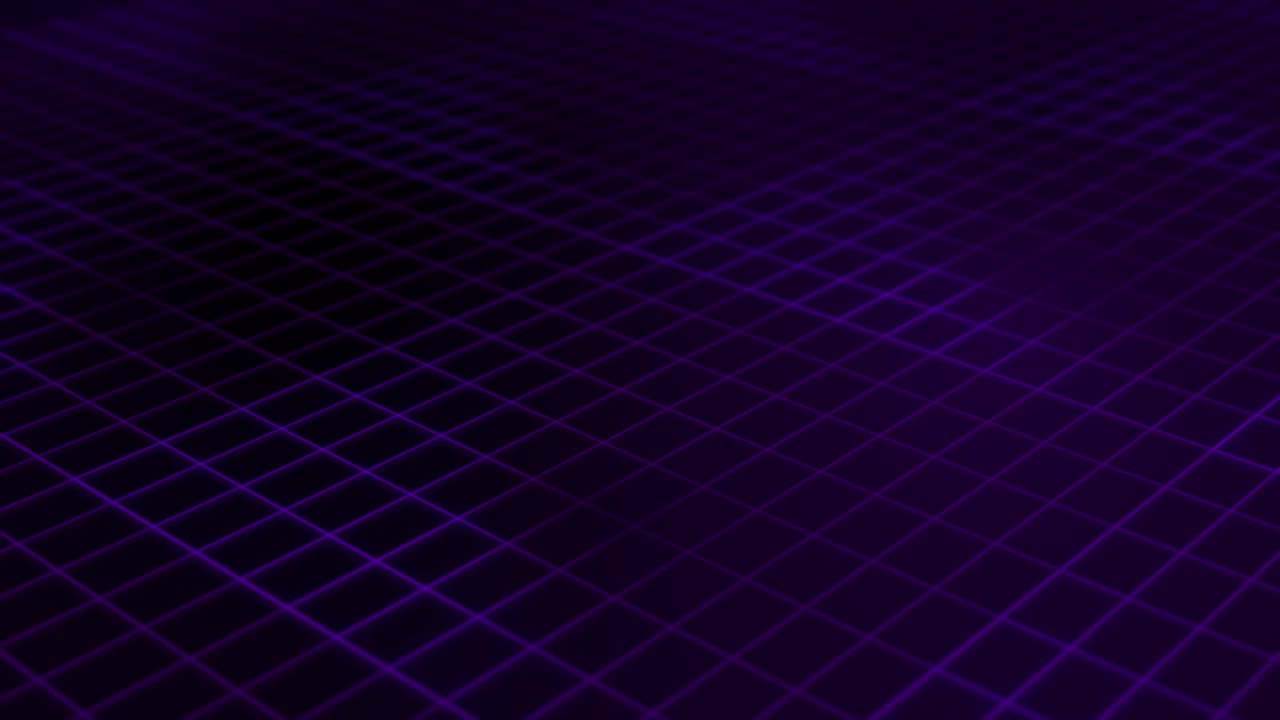 动画紫色闪烁的正方形数字抽象背景视频素材
