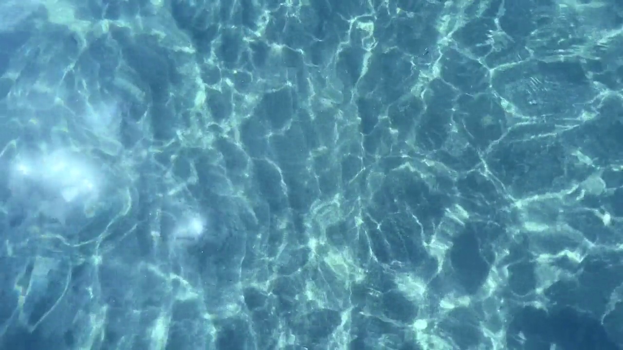 美丽的绿松石海背景视频素材