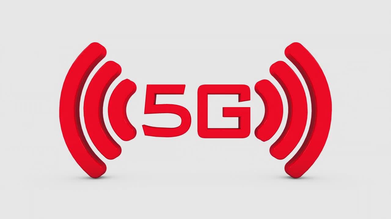 5G快速移动数据互联网3D动画视频素材