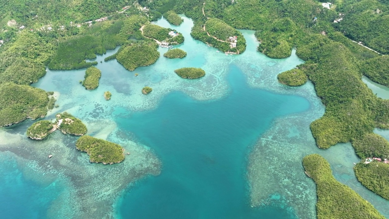 热带海湾和岛屿。菲律宾。视频素材