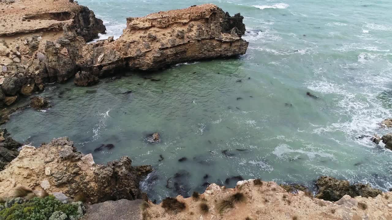 南澳大利亚绍森德的鸟瞰图视频素材