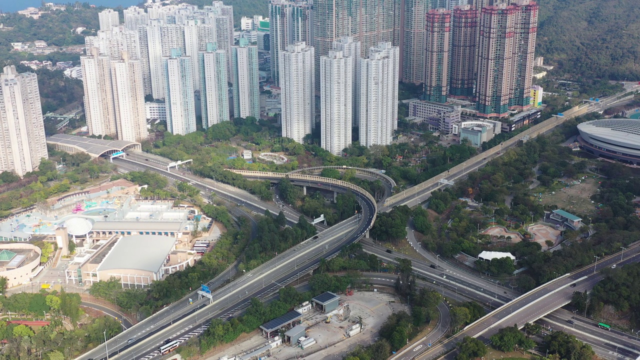 香港的公寓大楼，住宅大楼。2021年10月2日视频素材