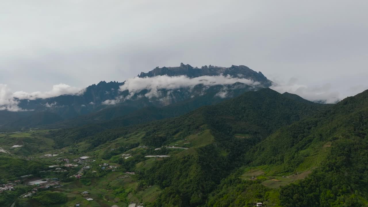 基纳巴卢山。婆罗洲，沙巴，马来西亚。视频素材