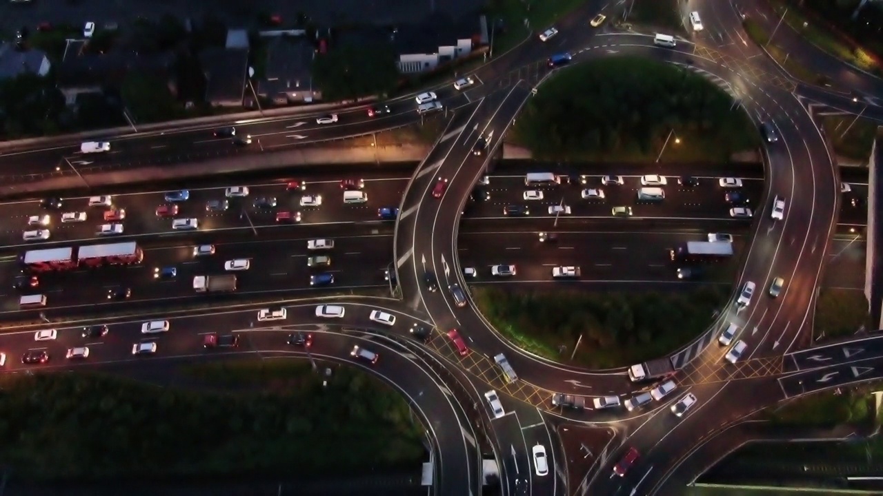 拥挤的公路视频素材