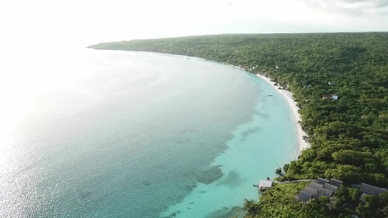 Drone Bira海滩视频素材